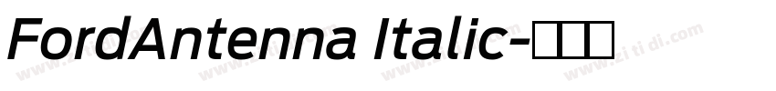 FordAntenna Italic字体转换